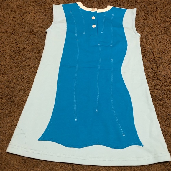 girls sz 4 The Yellow Lamb-snowflake dress - Picture 2 of 4